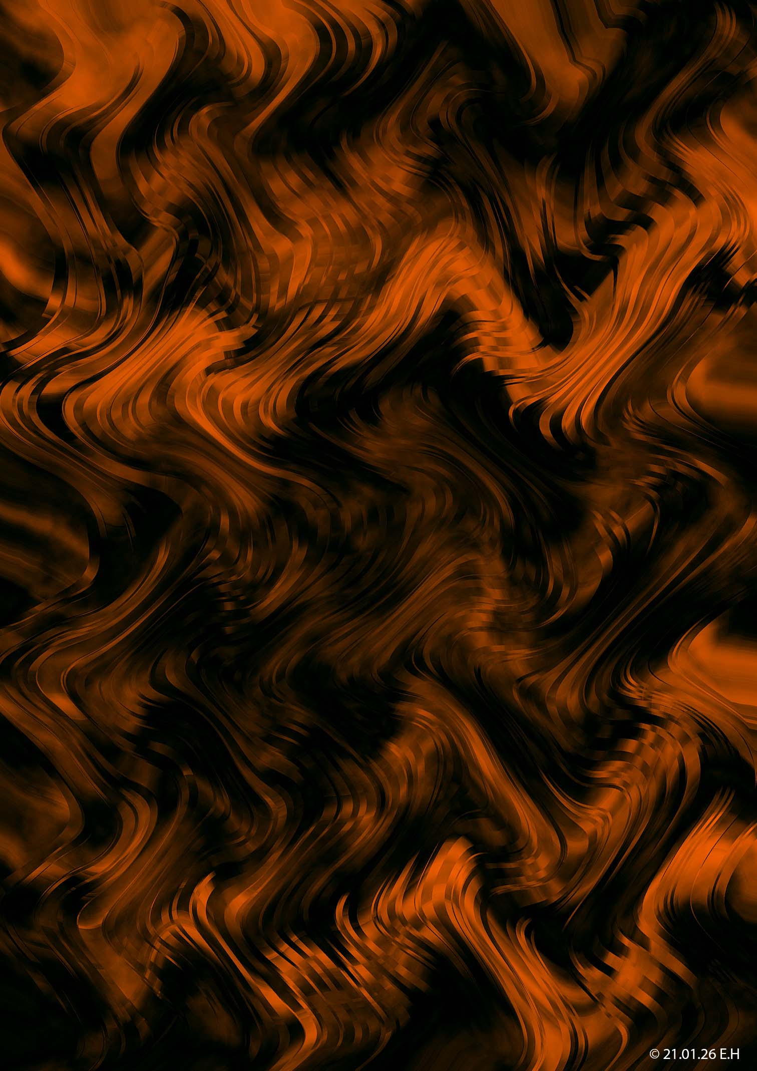 Digitalt kunstverk av Egil Hovda: Bildene mine er som regel svært fargerike. Jeg ser ikke for meg bildene før jeg setter i gang, så de blir til etterhvert som jeg arbeider med dem.