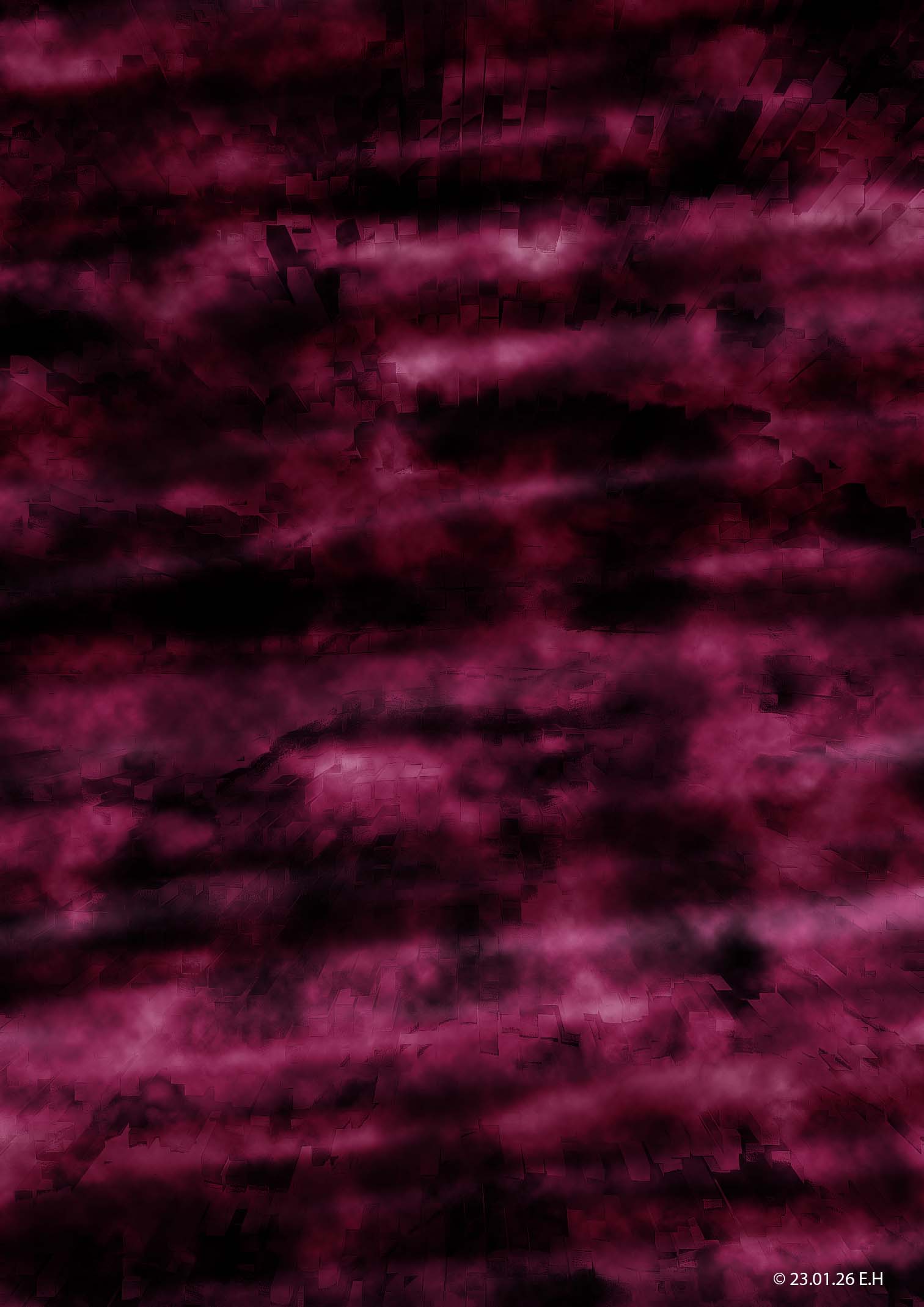 Digitalt kunstverk av Egil Hovda: Bildene mine er som regel svært fargerike. Jeg ser ikke for meg bildene før jeg setter i gang, så de blir til etterhvert som jeg arbeider med dem.