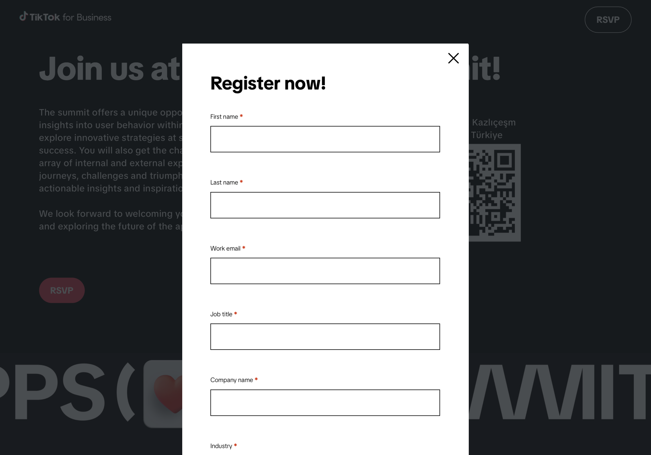 Theme Registration Form Template