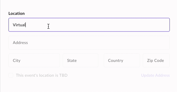 Dynamic Location Field
