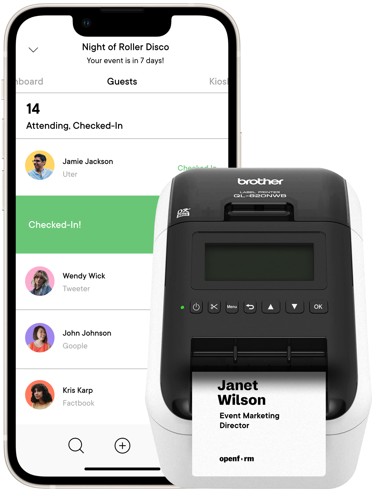 Badge printer