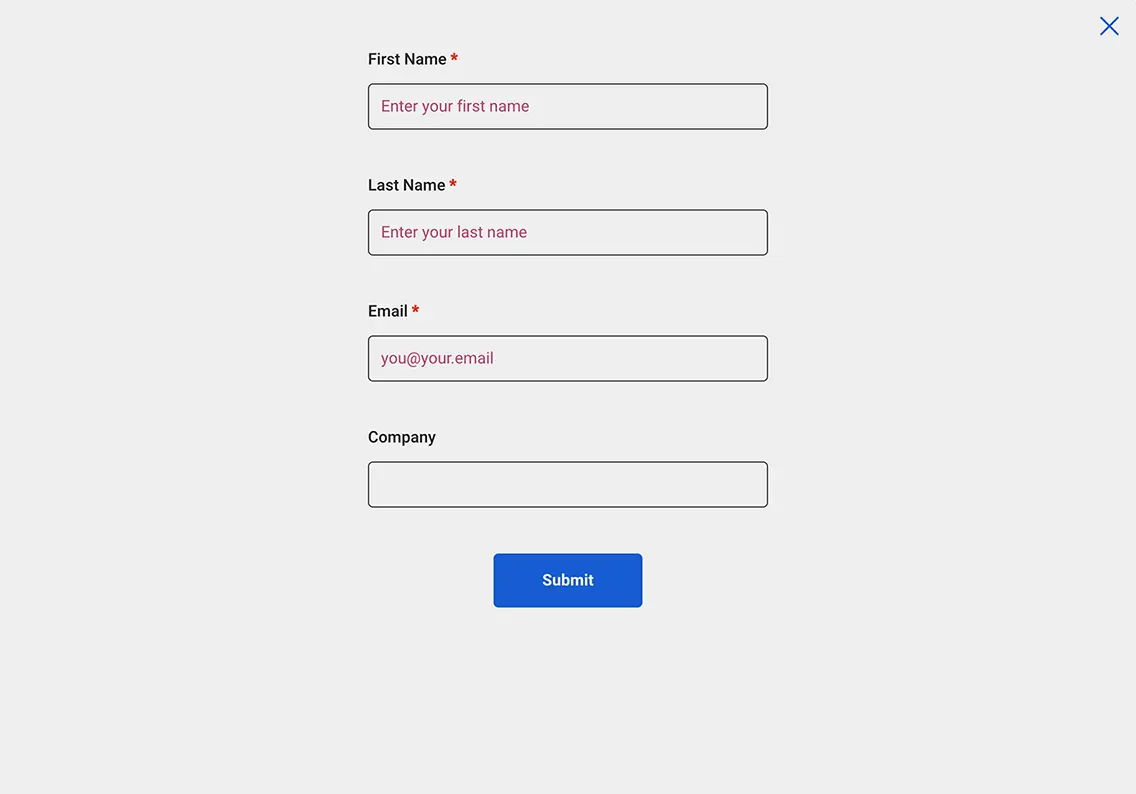Theme Registration Form Template