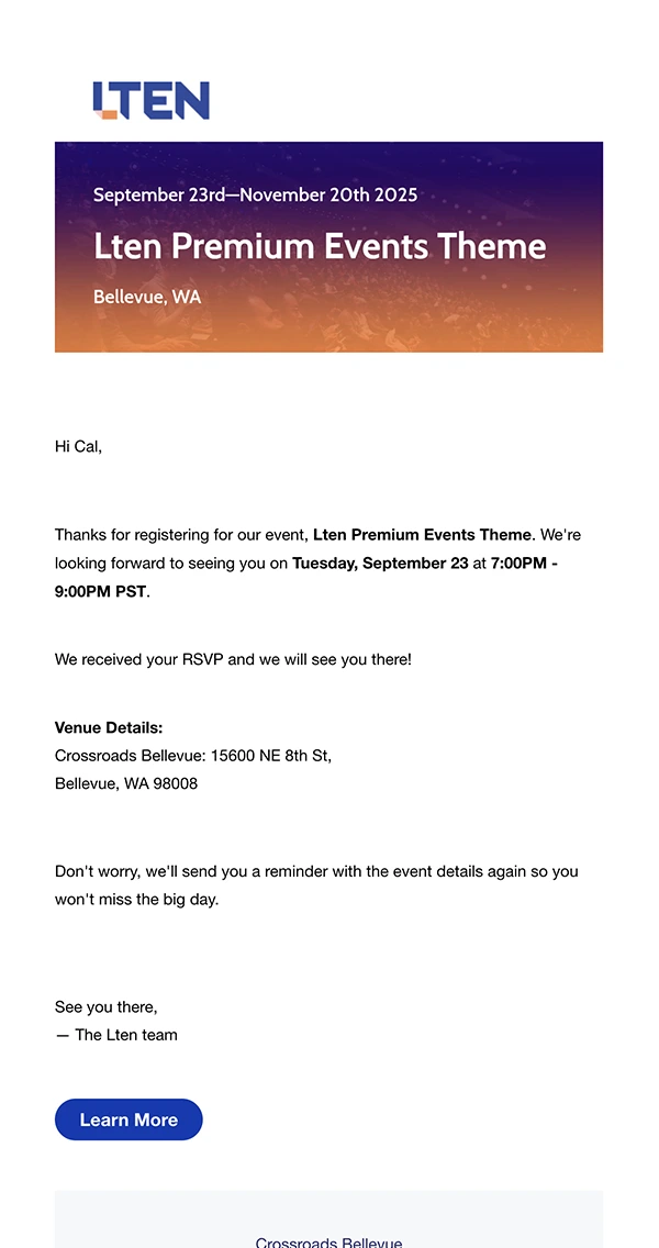 Theme Email Design Template