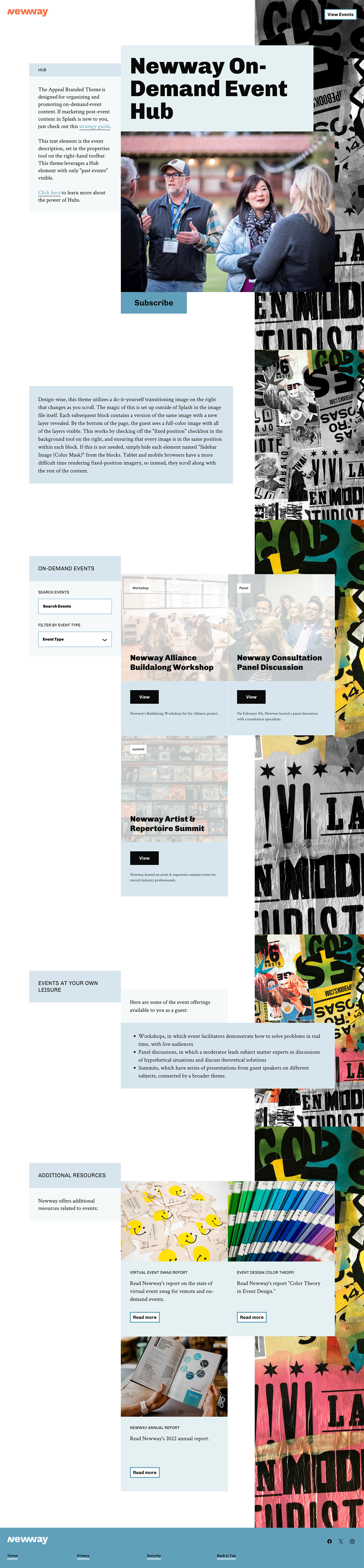 Theme Desktop View