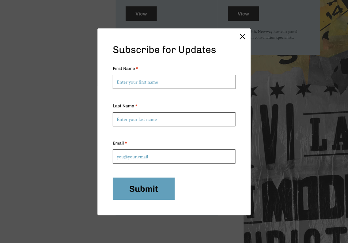 Theme Registration Form Template