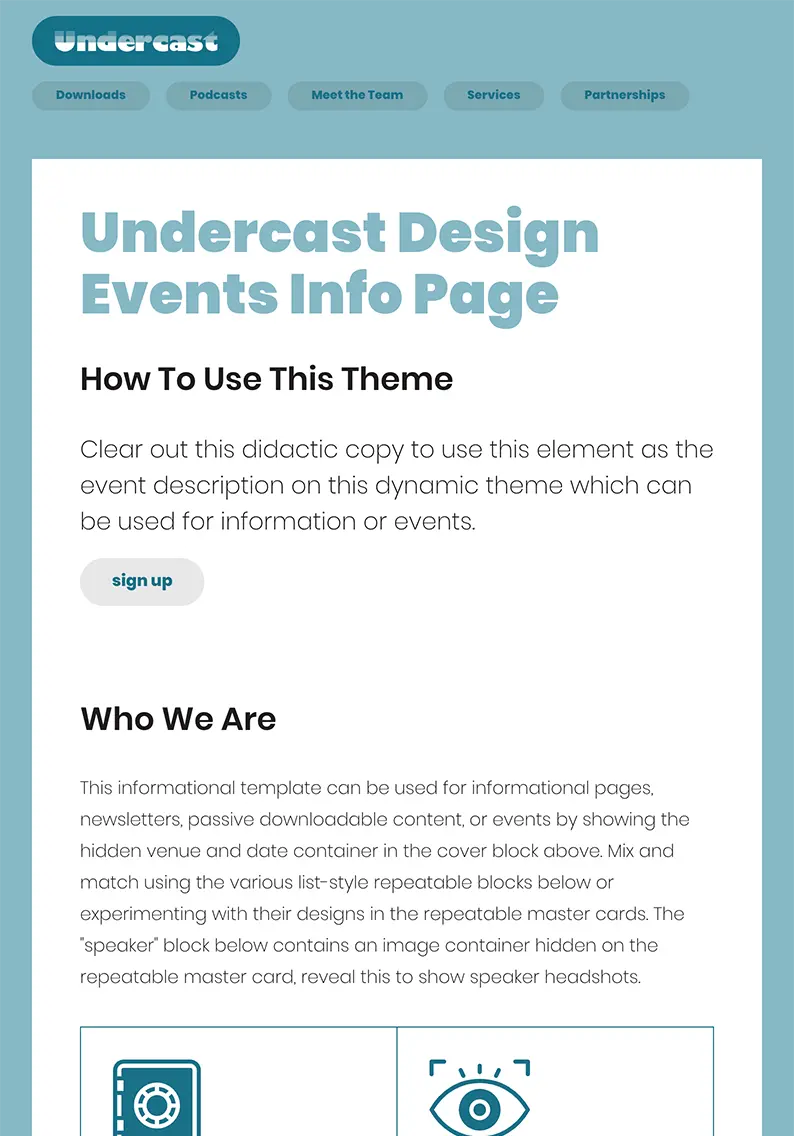 Theme Tablet View