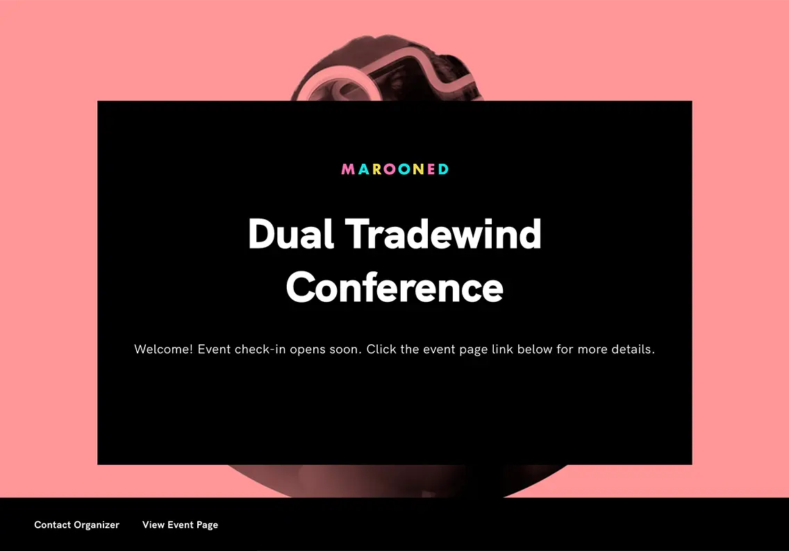 Theme Virtual Event Check-In