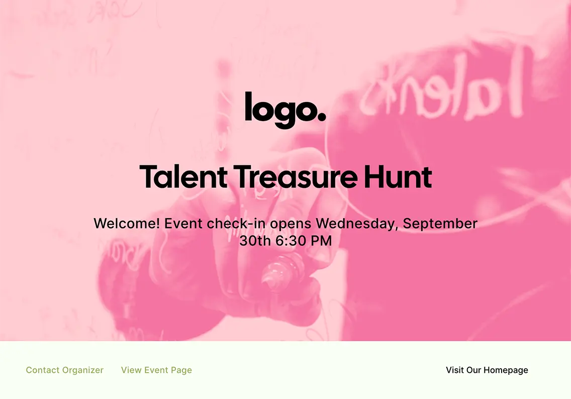 Theme Virtual Event Check-In
