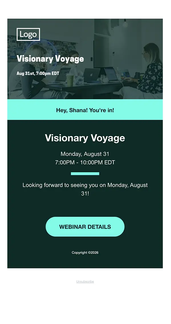 Theme Email Design Template