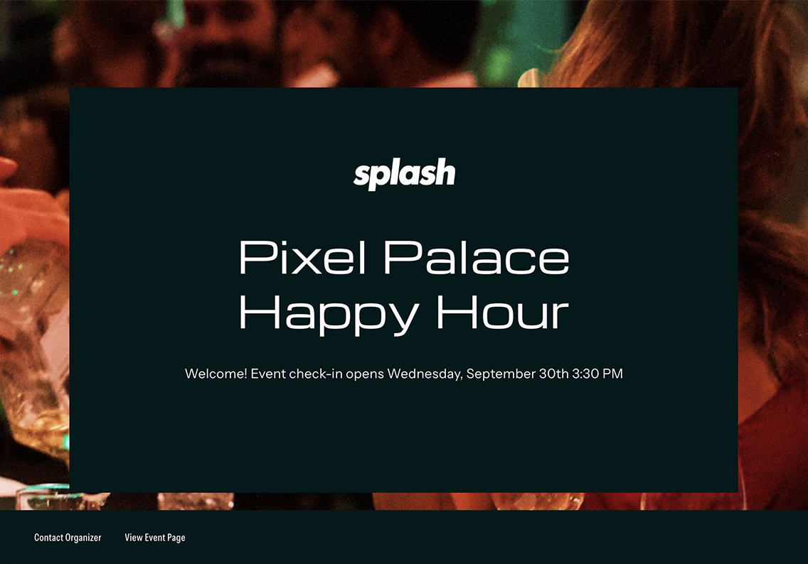 Theme Virtual Event Check-In
