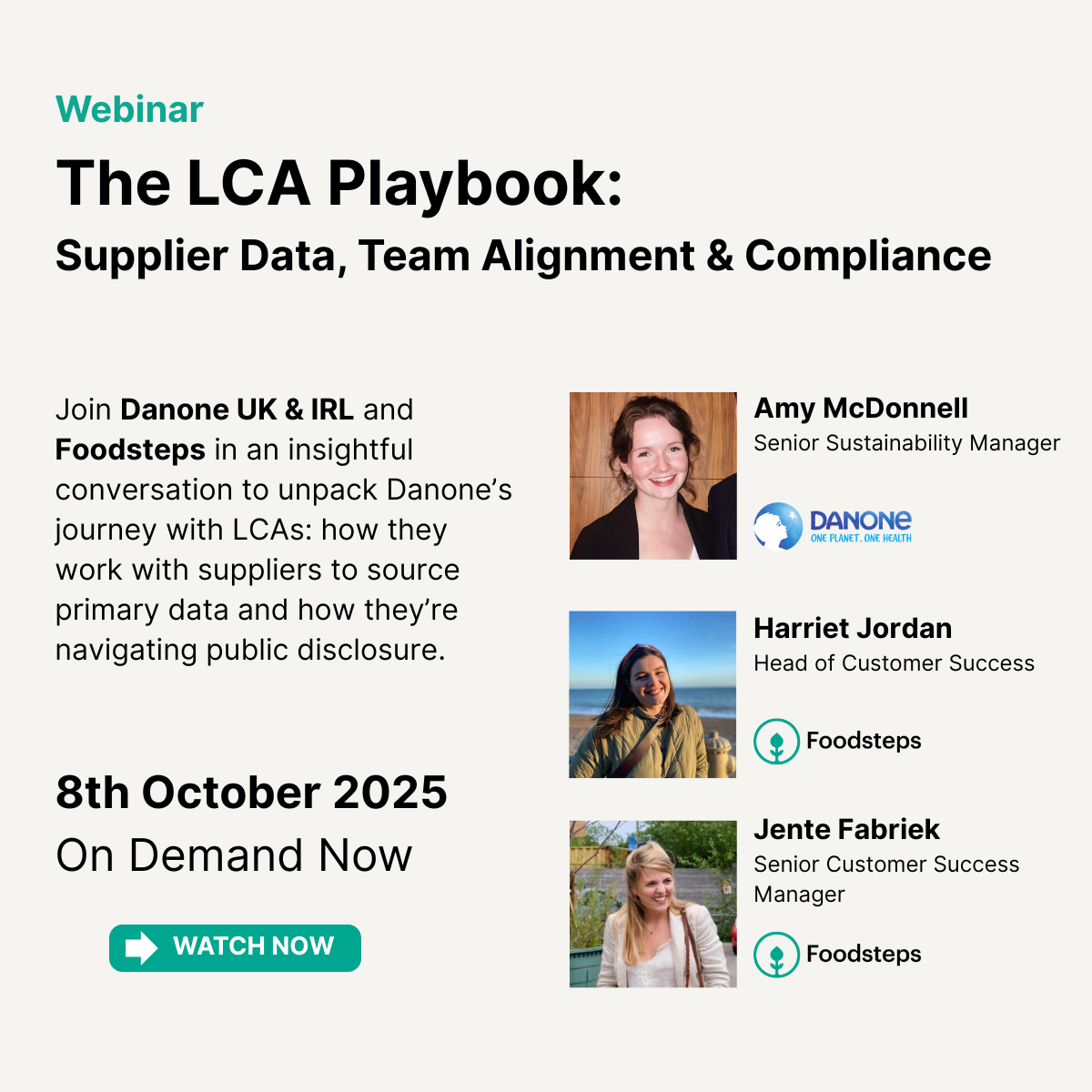 Webinar Replay: The LCA Playbook: Supplier Data, Team Alignment & Compliance