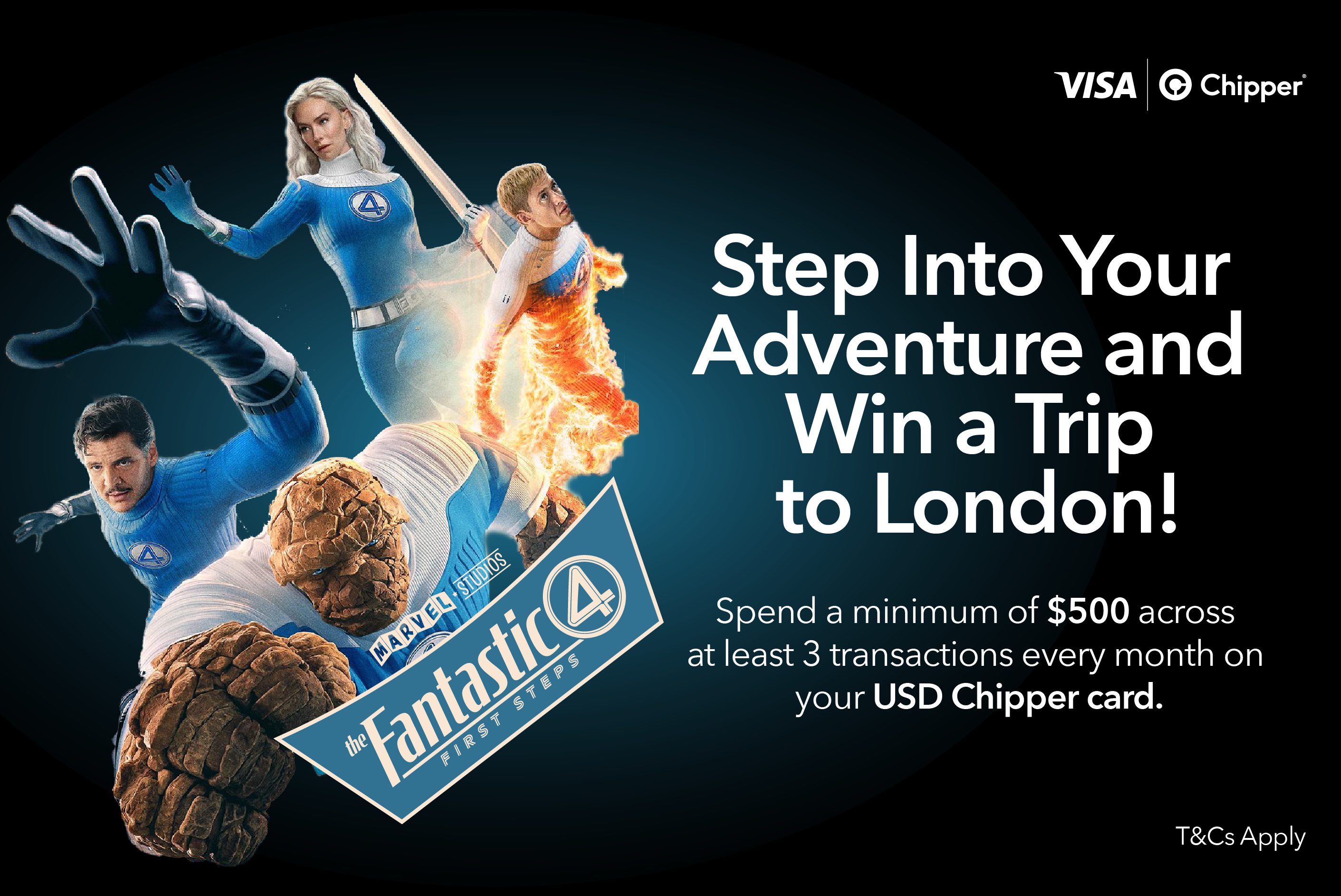 Step Into Your Adventure: Win an All-Expense-Paid Fantastic Four London Trip Courtesy of Visa 