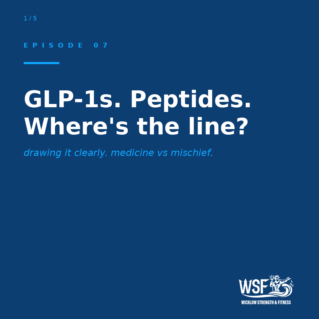 GLP-1s, Peptides, and the Line Between Medicine and Mischief