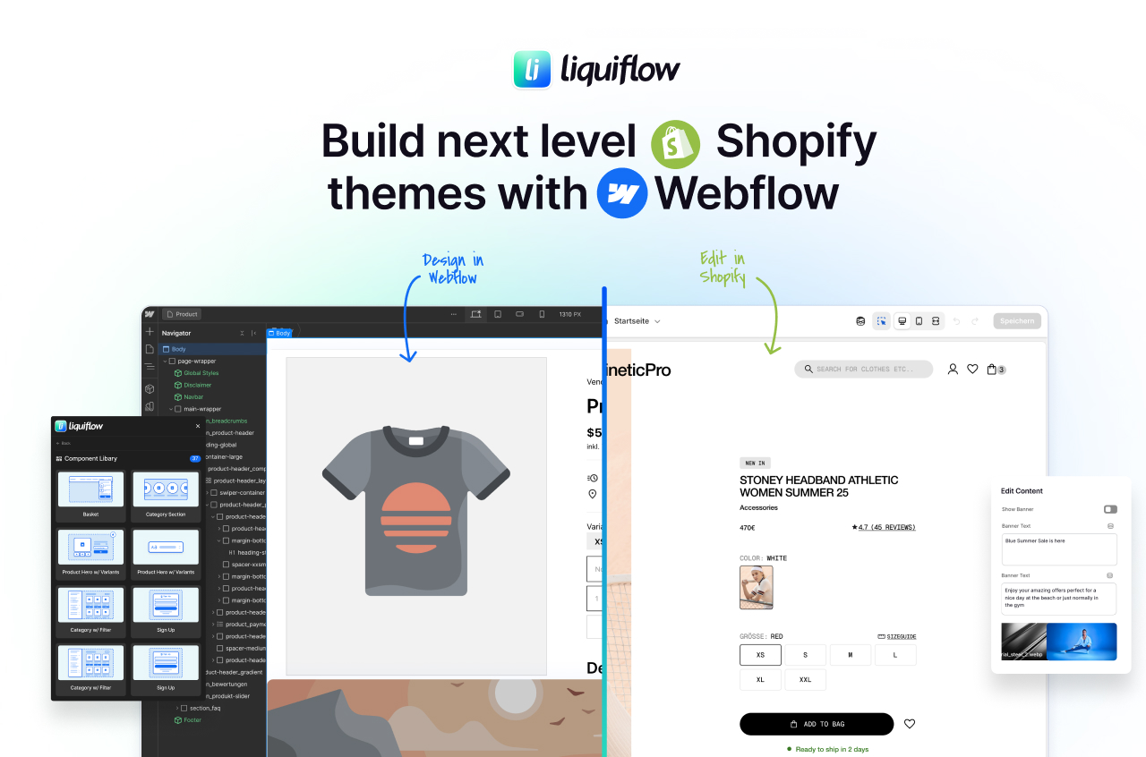 Webflow to Shopify converter