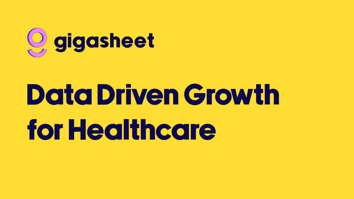 Gigasheet: Healthcare Price Transparency, Spreadsheet Easy