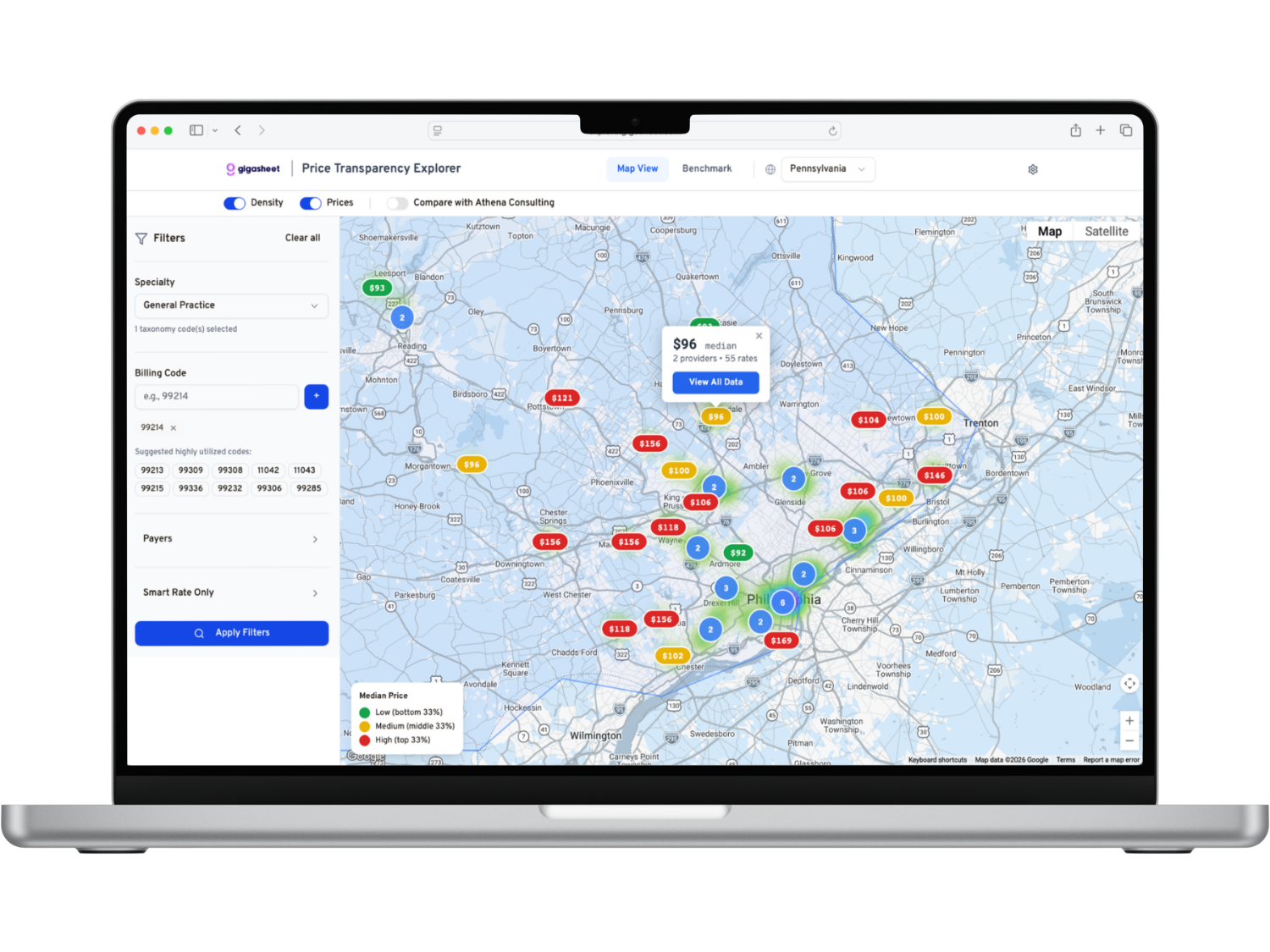 Price Transparency Market Intelligence - MRF Viewer
