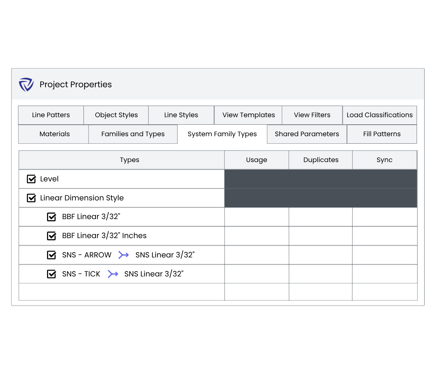 Dashboard mockup