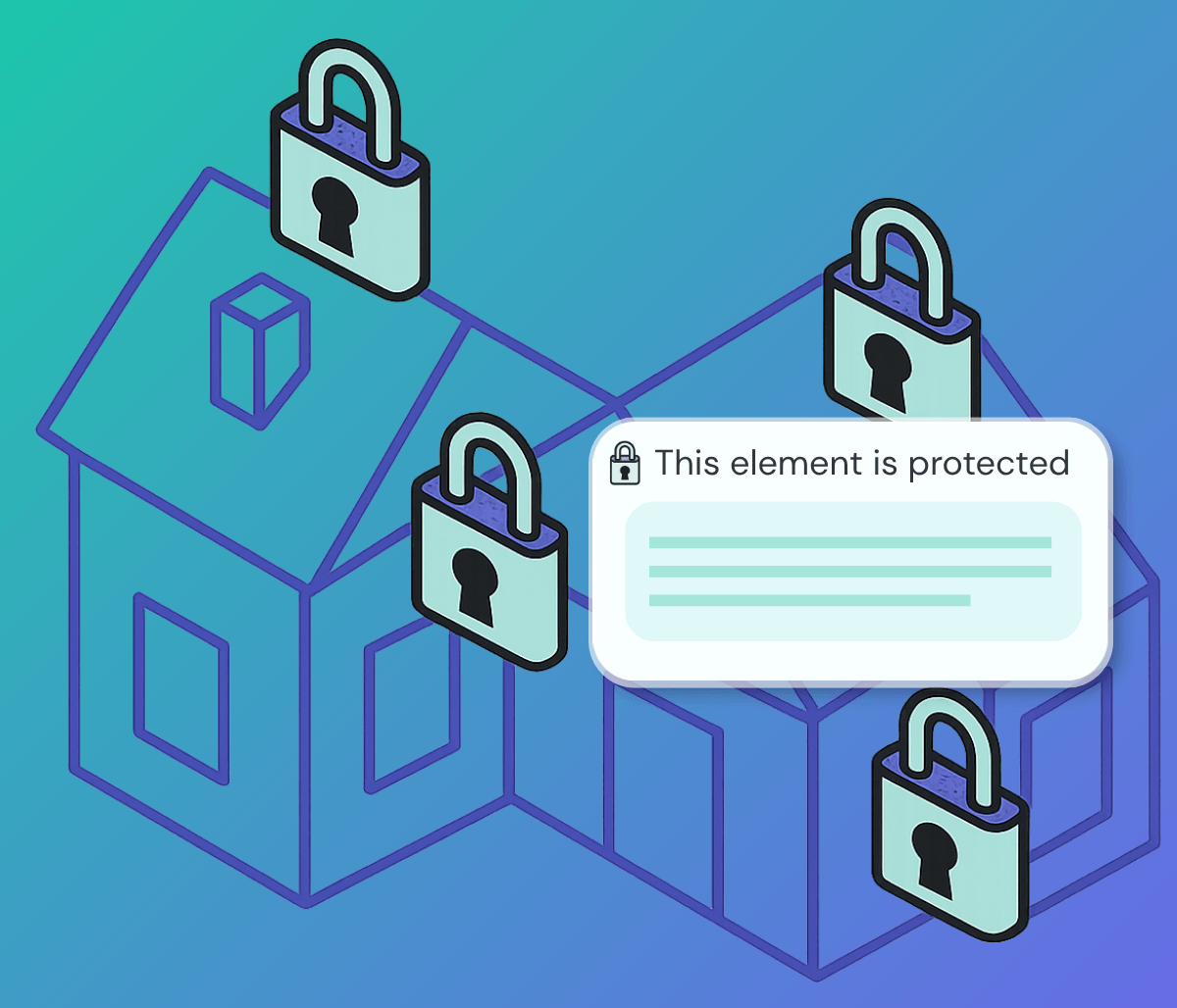 This element is protected message
