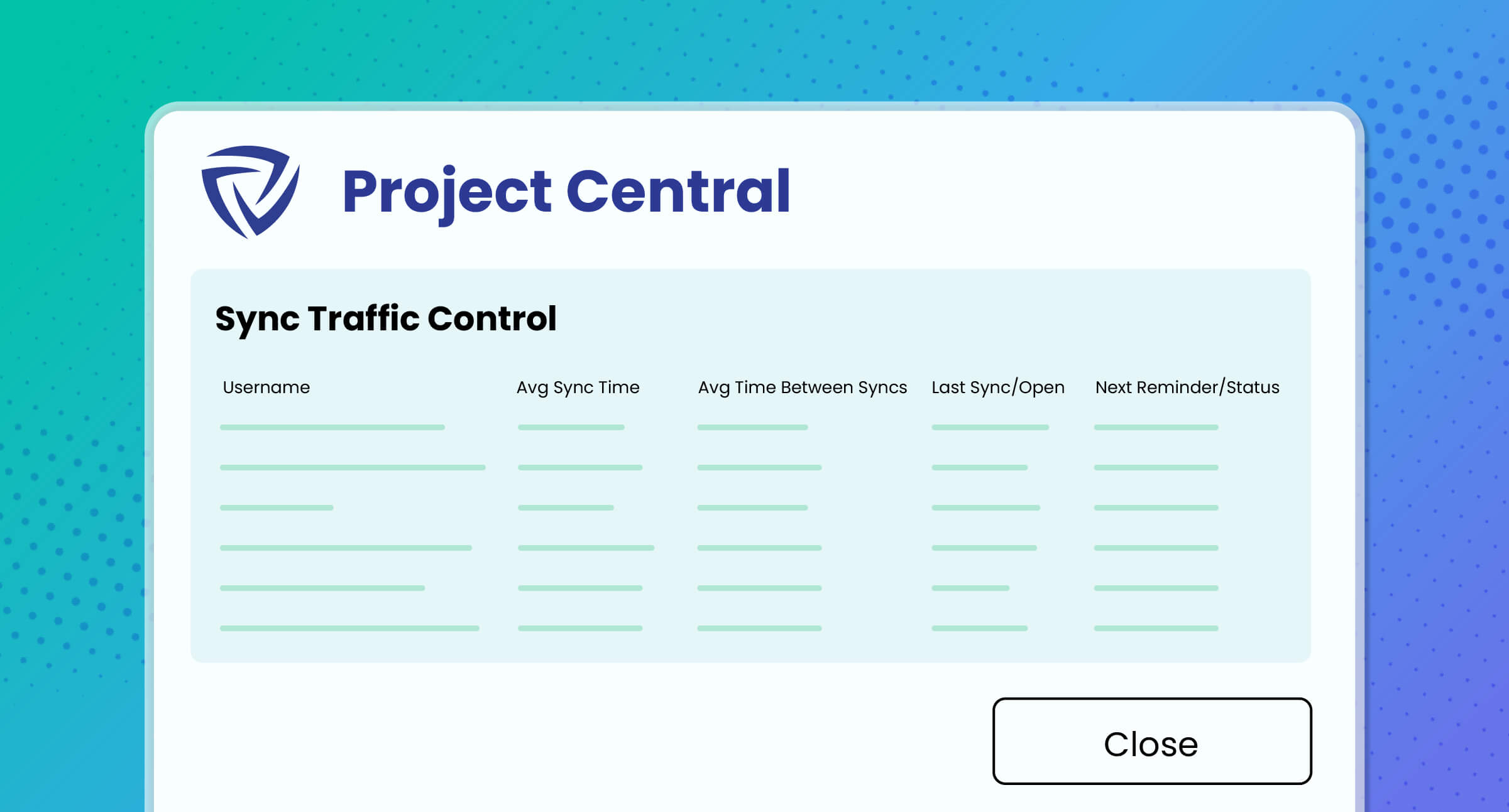sync queue in project central