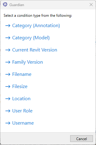 Guardian condition types