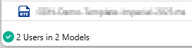 total active number of users in models