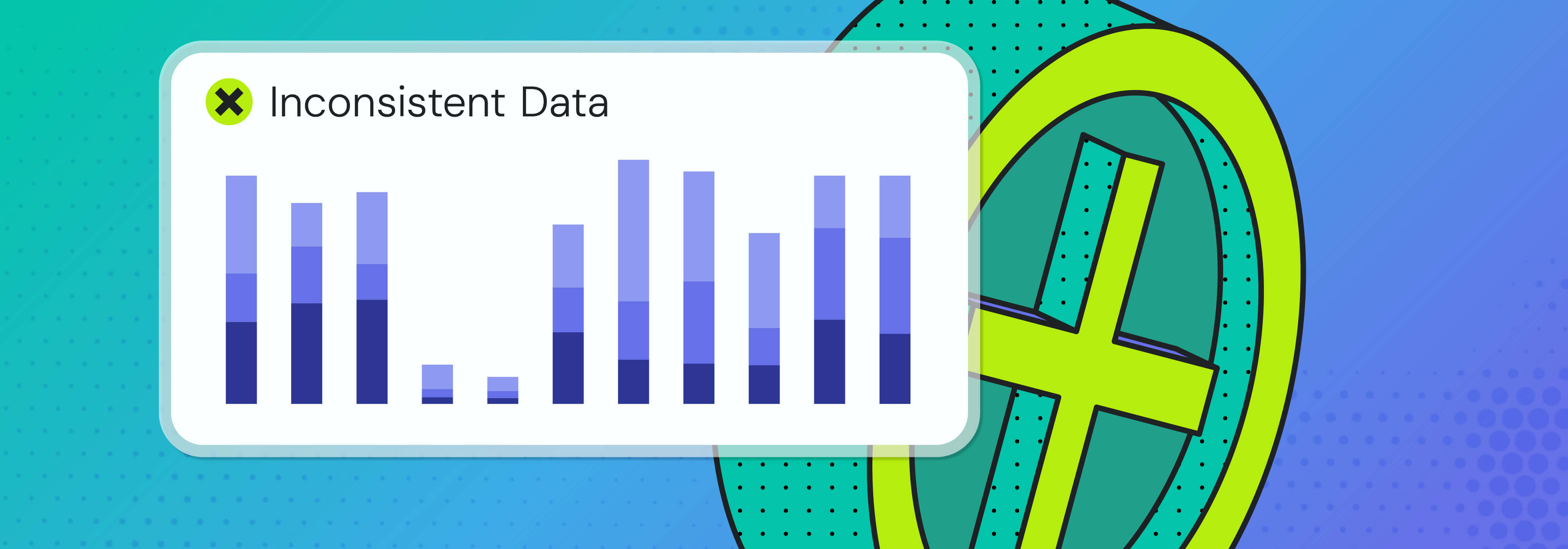 inconsistent data on graph