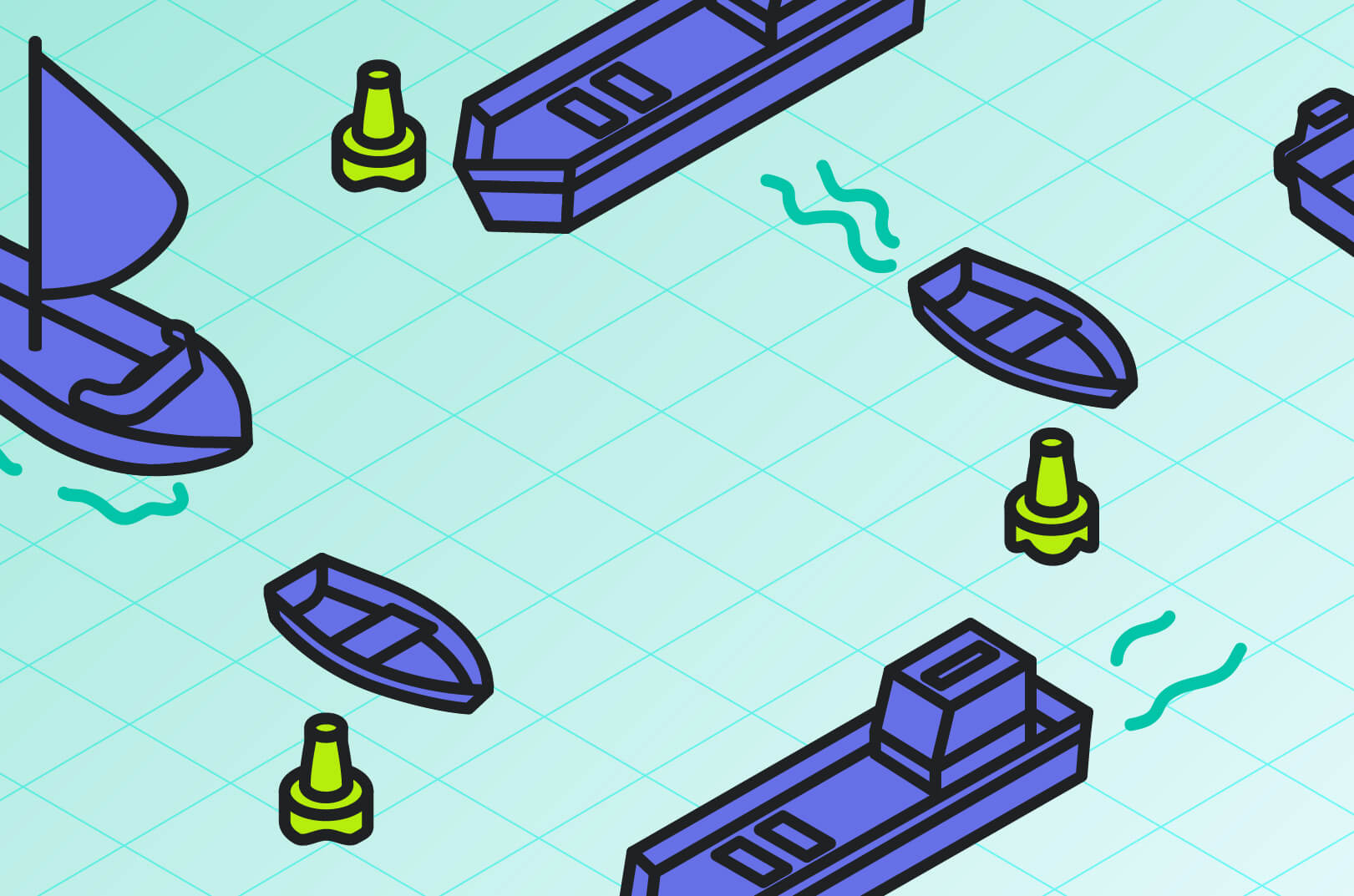 ships drifting