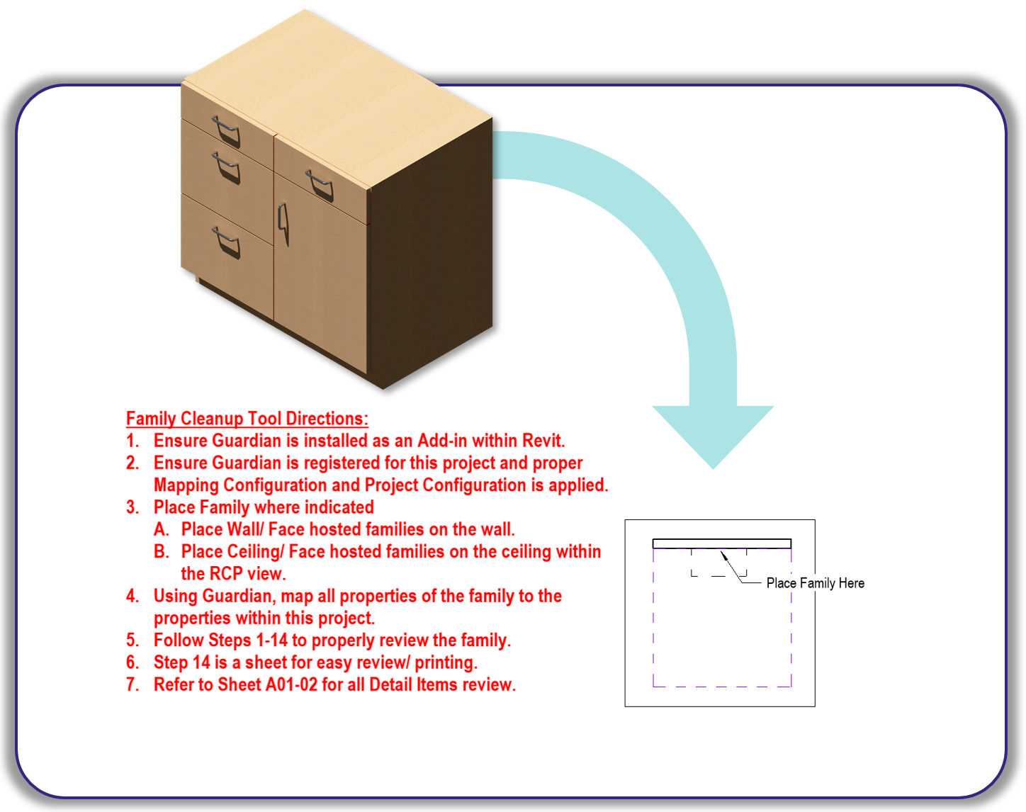 Family cleanup tool instructions