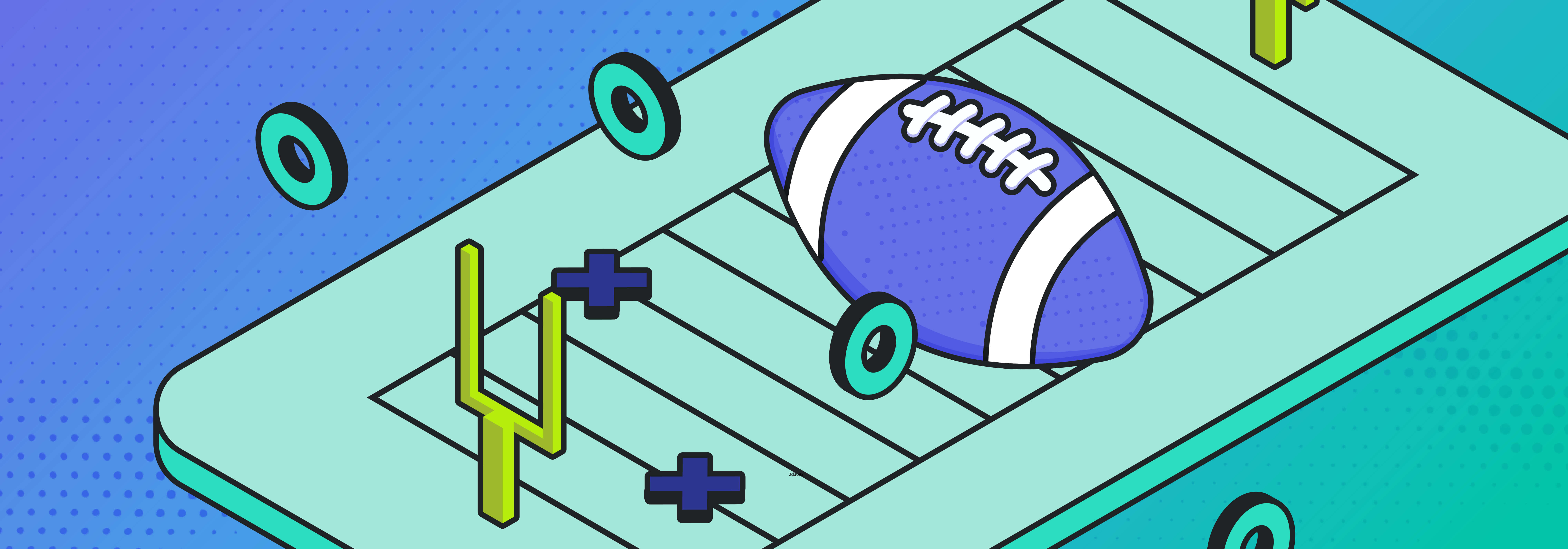 football on field