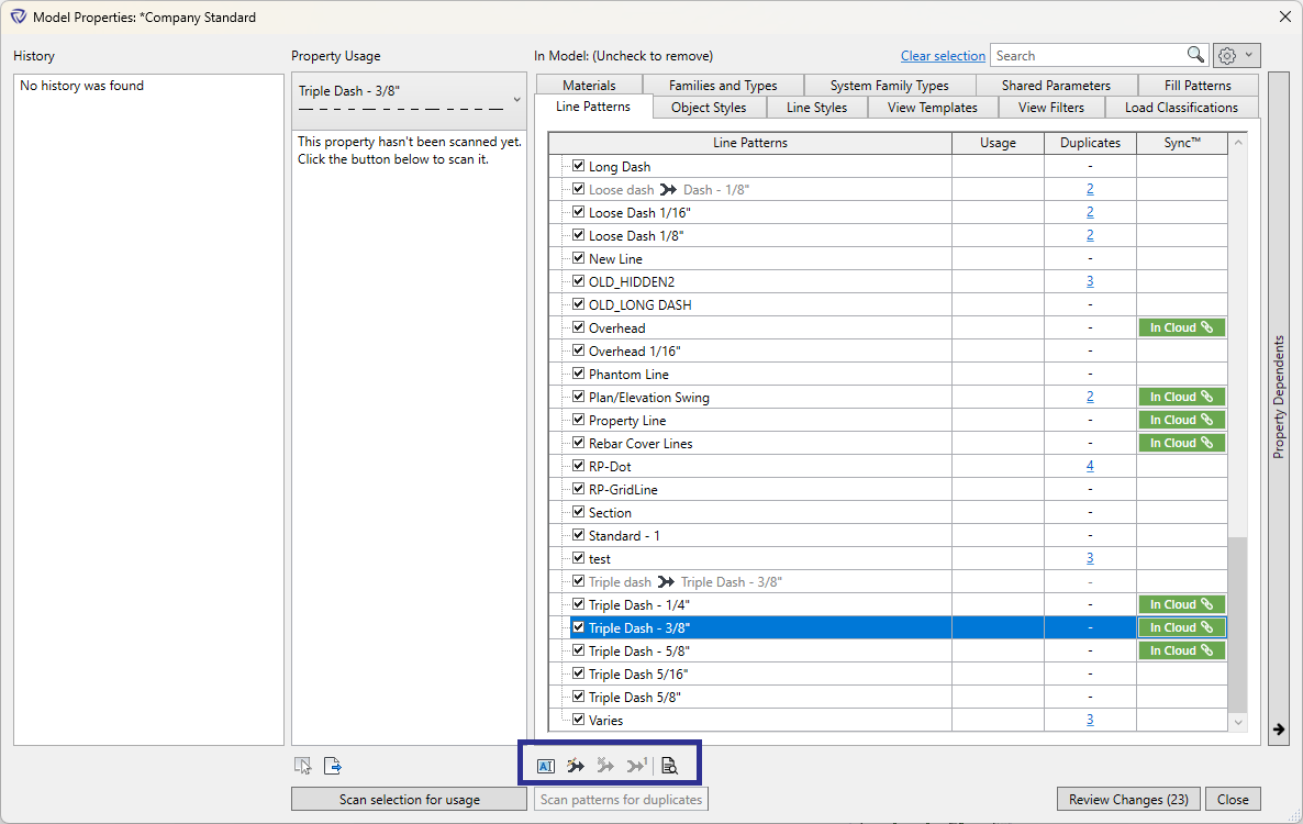 Mapping functions icons