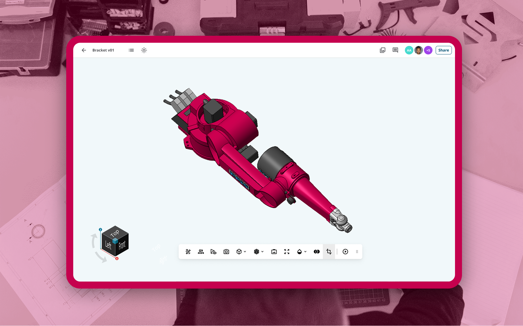An image displaying screenshots of the 3D Whiteboard interface