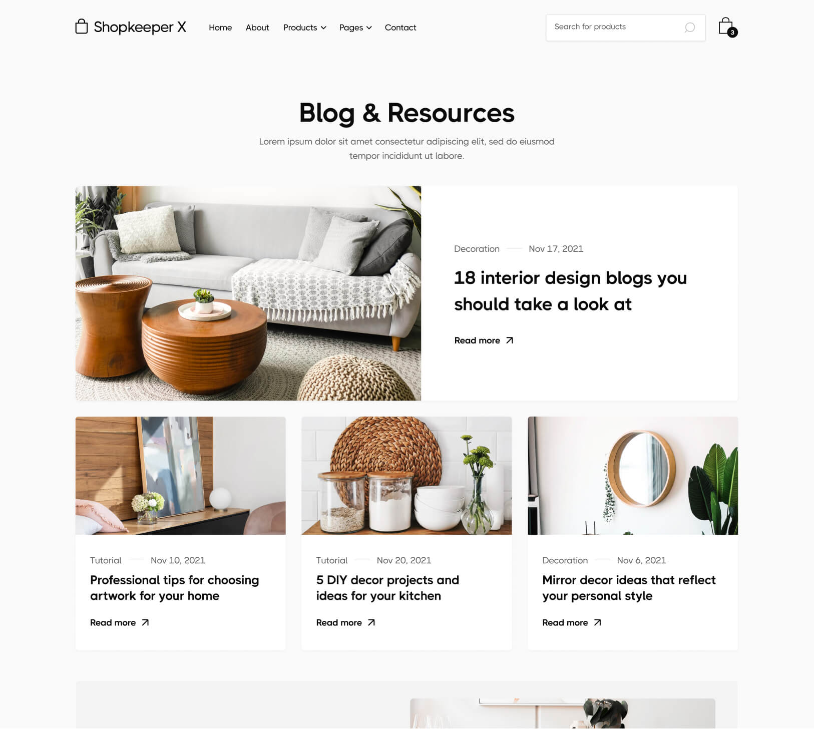 Blog V3 - Shopkeeper X Webflow Template
