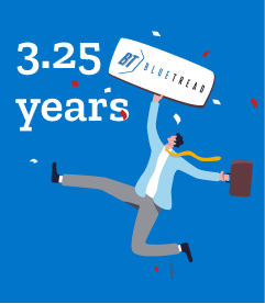 Employees have been here for 2 years on average