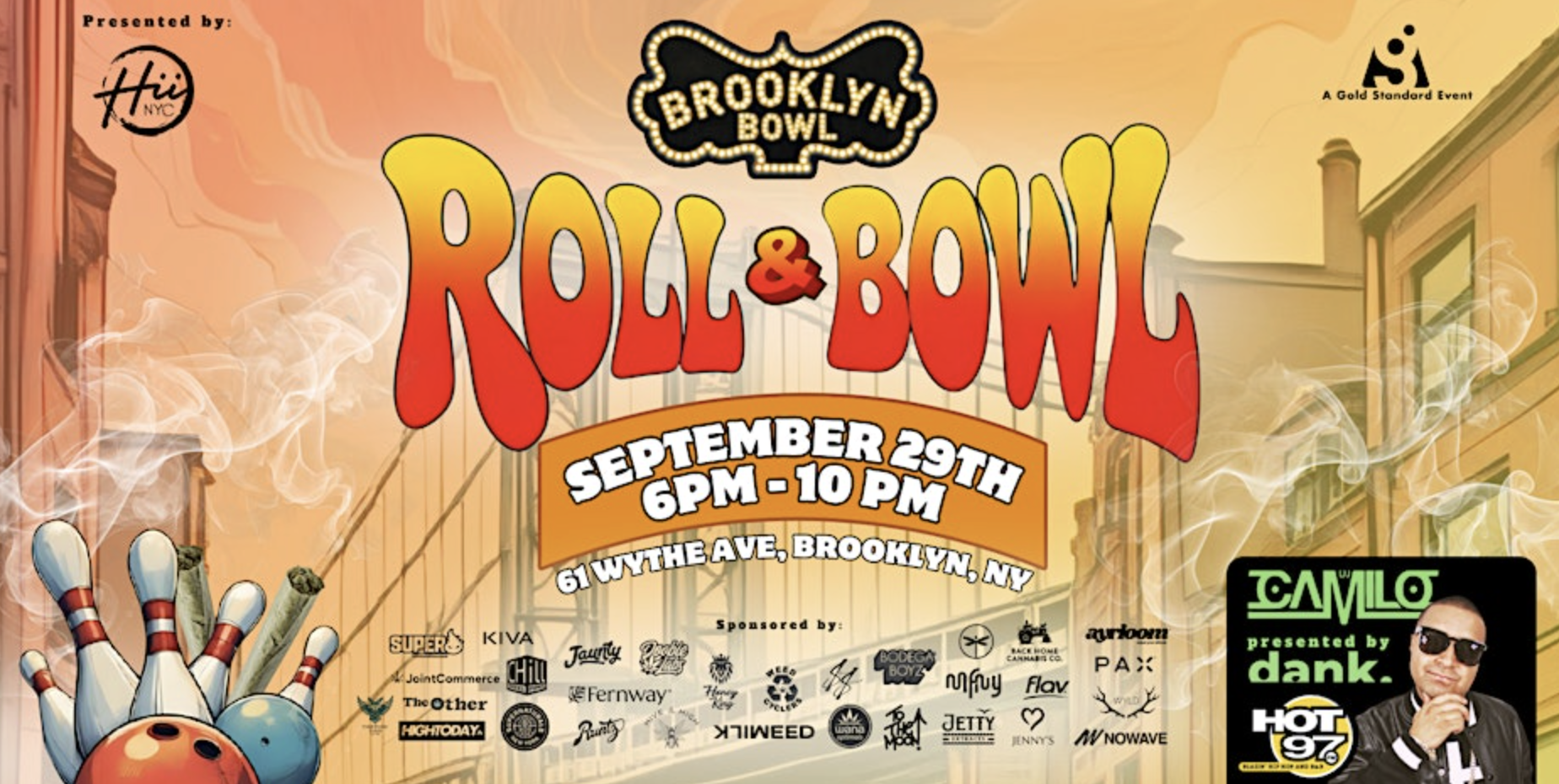 Roll & Bowl at Brooklyn Bowl