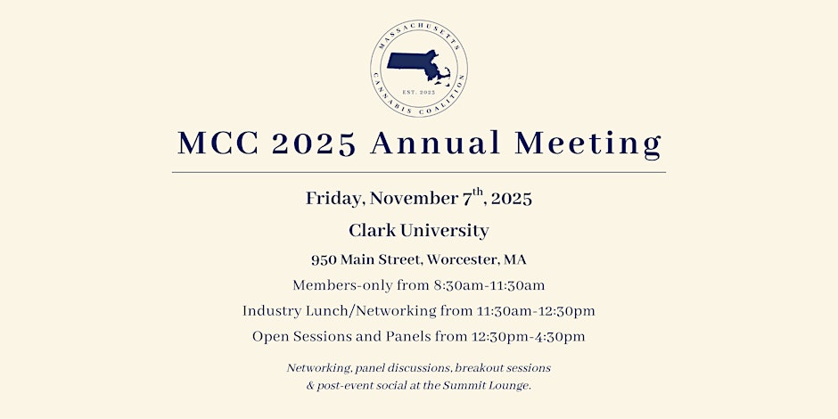 Massachusetts Cannabis Coalition 2nd Annual Meeting