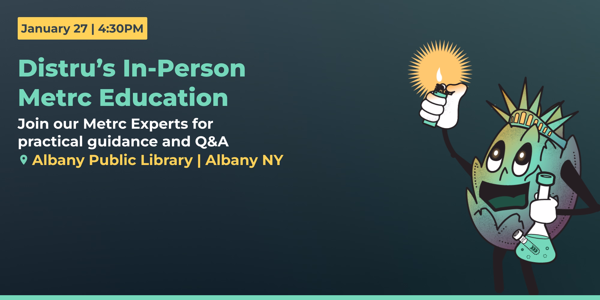 Distru's Metrc In-Person Education Series | Albany