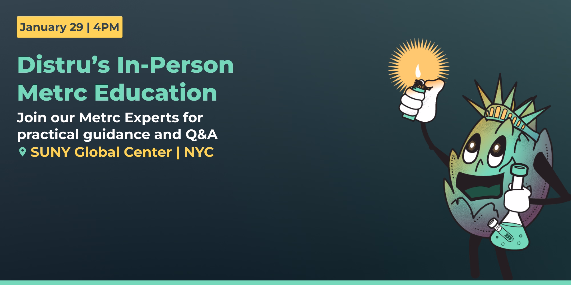 Distru's Metrc In-Person Education Series | NYC