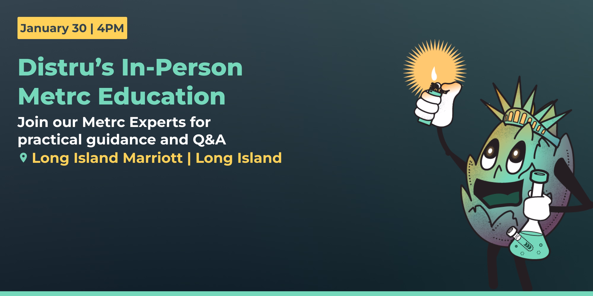 Distru's Metrc In-Person Education Series | Long Island