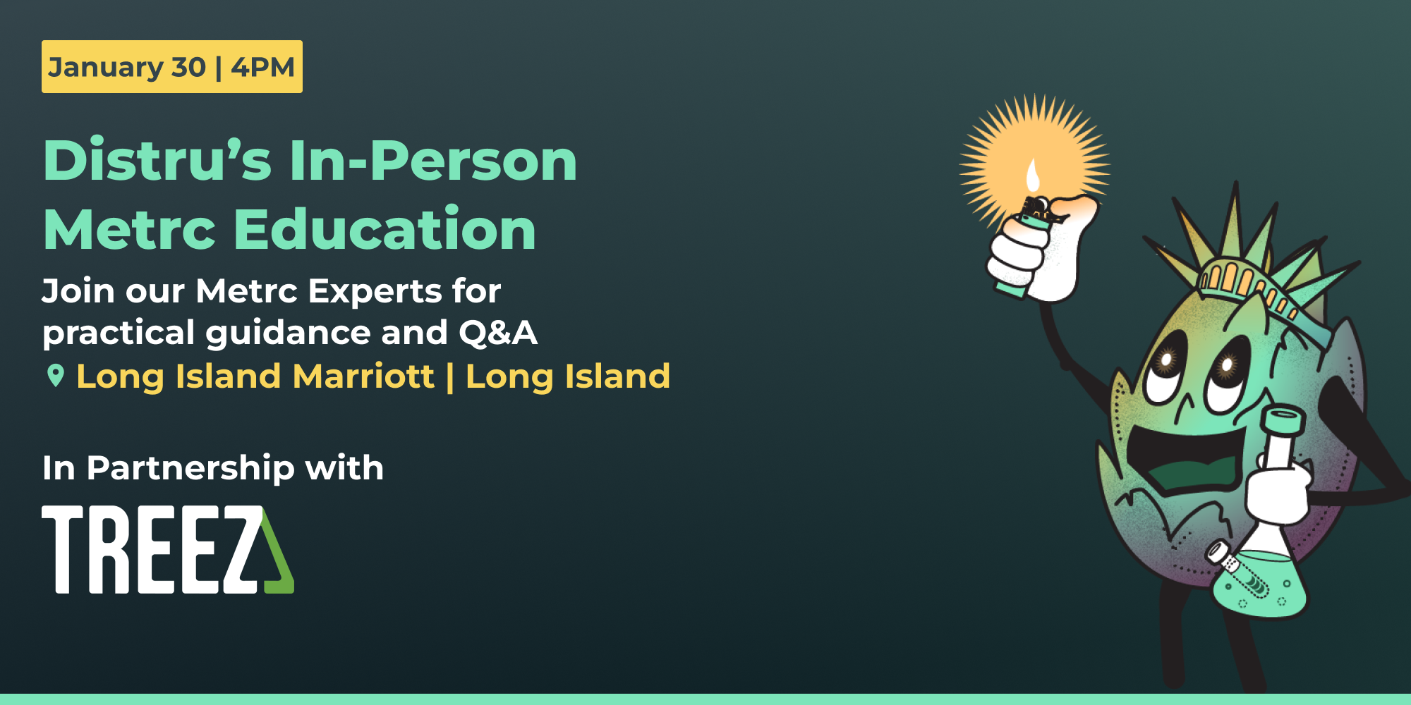 Distru's Metrc In-Person Education Series | Long Island