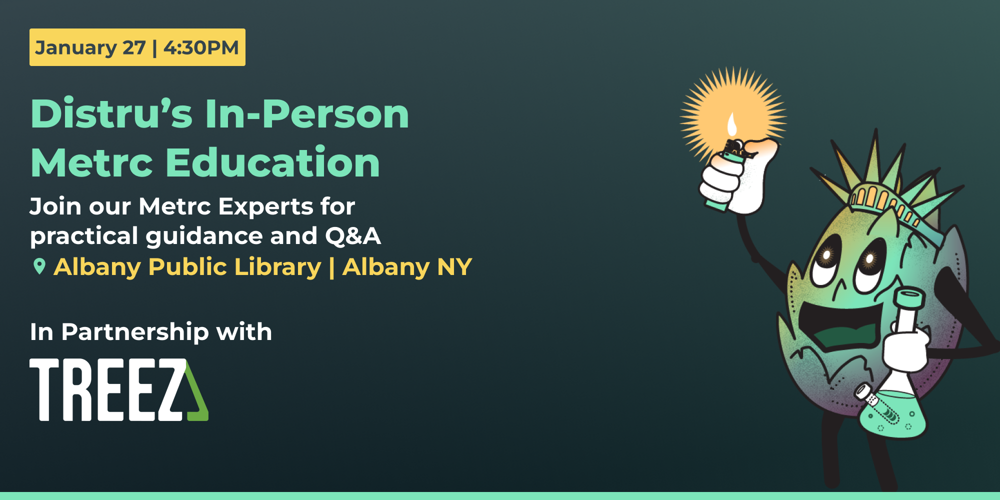 Distru's Metrc In-Person Education Series | Albany