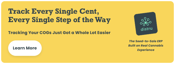 Cannabis cost tracking