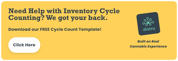 Cannabis Inventory Adjustments Reasons