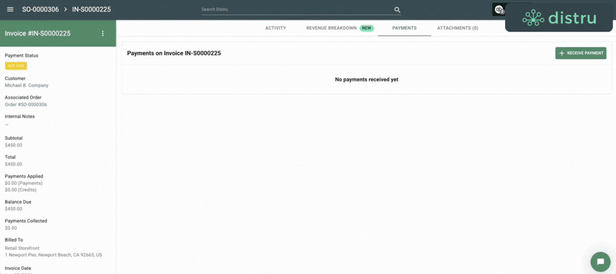 Credit memo cannabis Accounting