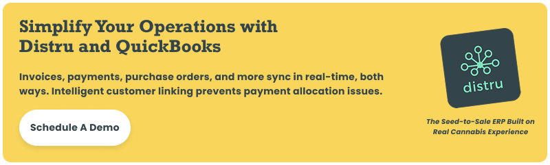 Credit memo cannabis accounting