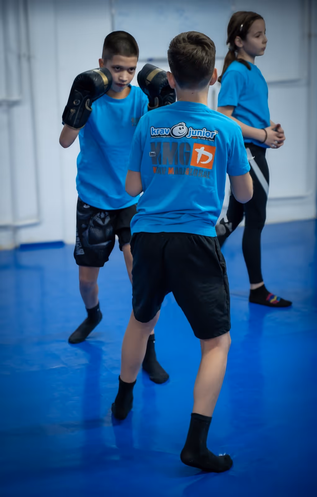 Polaganje krav mage za decu u klubu krav maga myrmidons (Krav Maga Global Srbija)