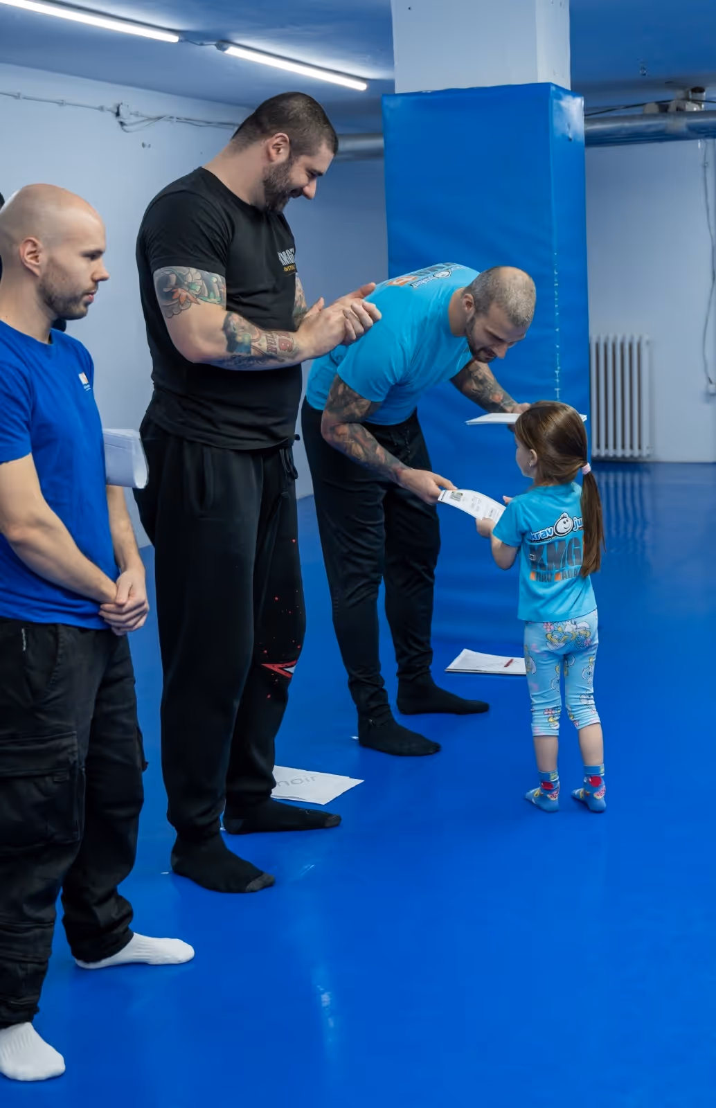 Polaganje krav mage za decu u klubu krav maga myrmidons (Krav Maga Global Srbija)