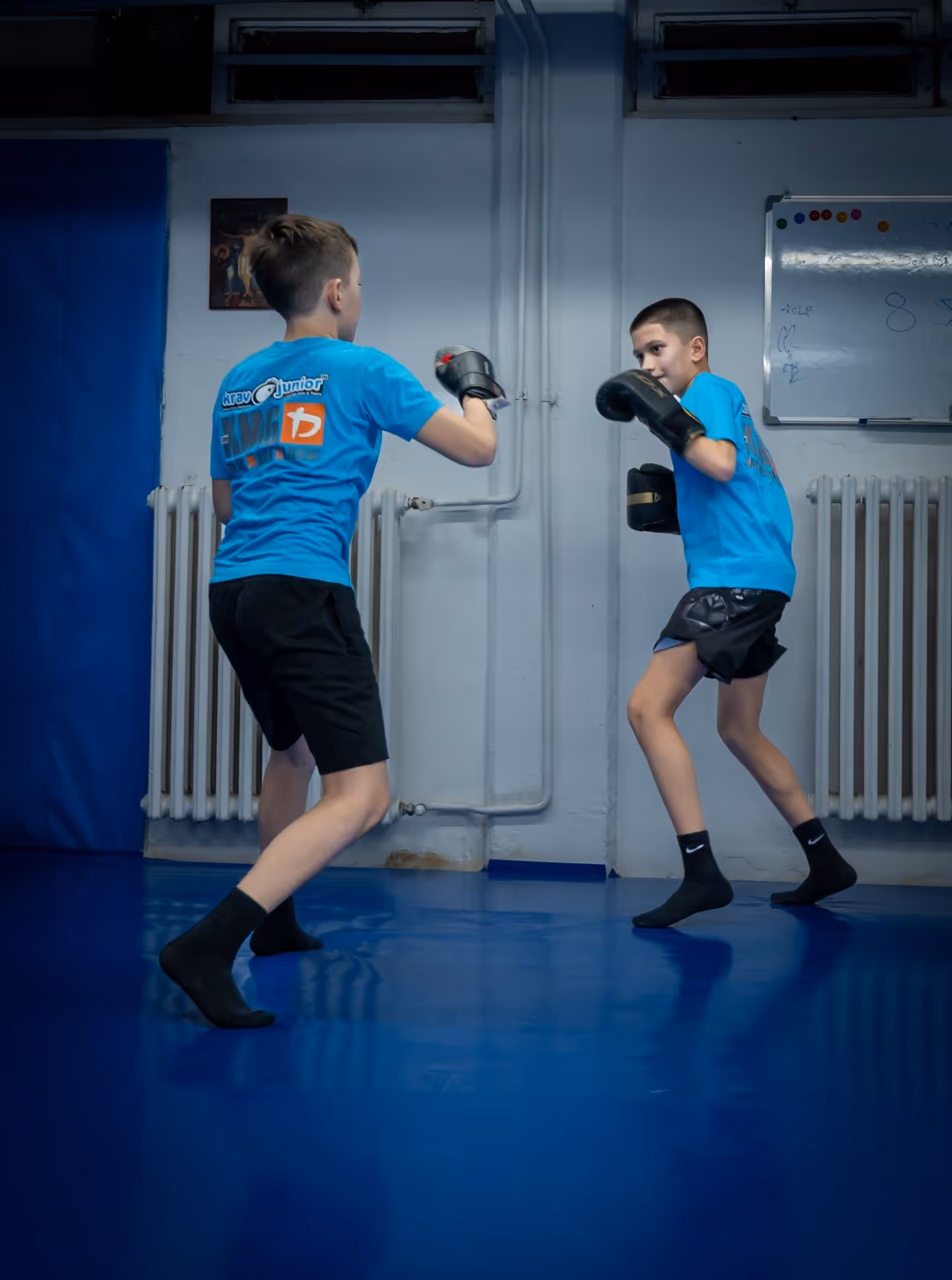 Polaganje krav mage za decu u klubu krav maga myrmidons (Krav Maga Global Srbija)