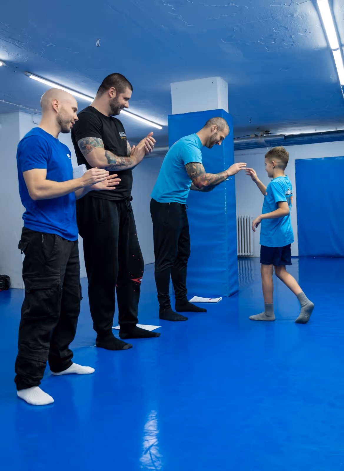 Polaganje krav mage za decu u klubu krav maga myrmidons (Krav Maga Global Srbija)
