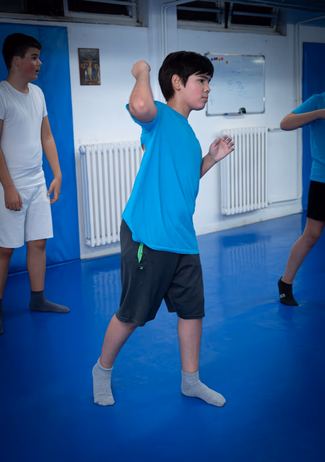 Polaganje krav mage za decu u klubu krav maga myrmidons (Krav Maga Global Srbija)