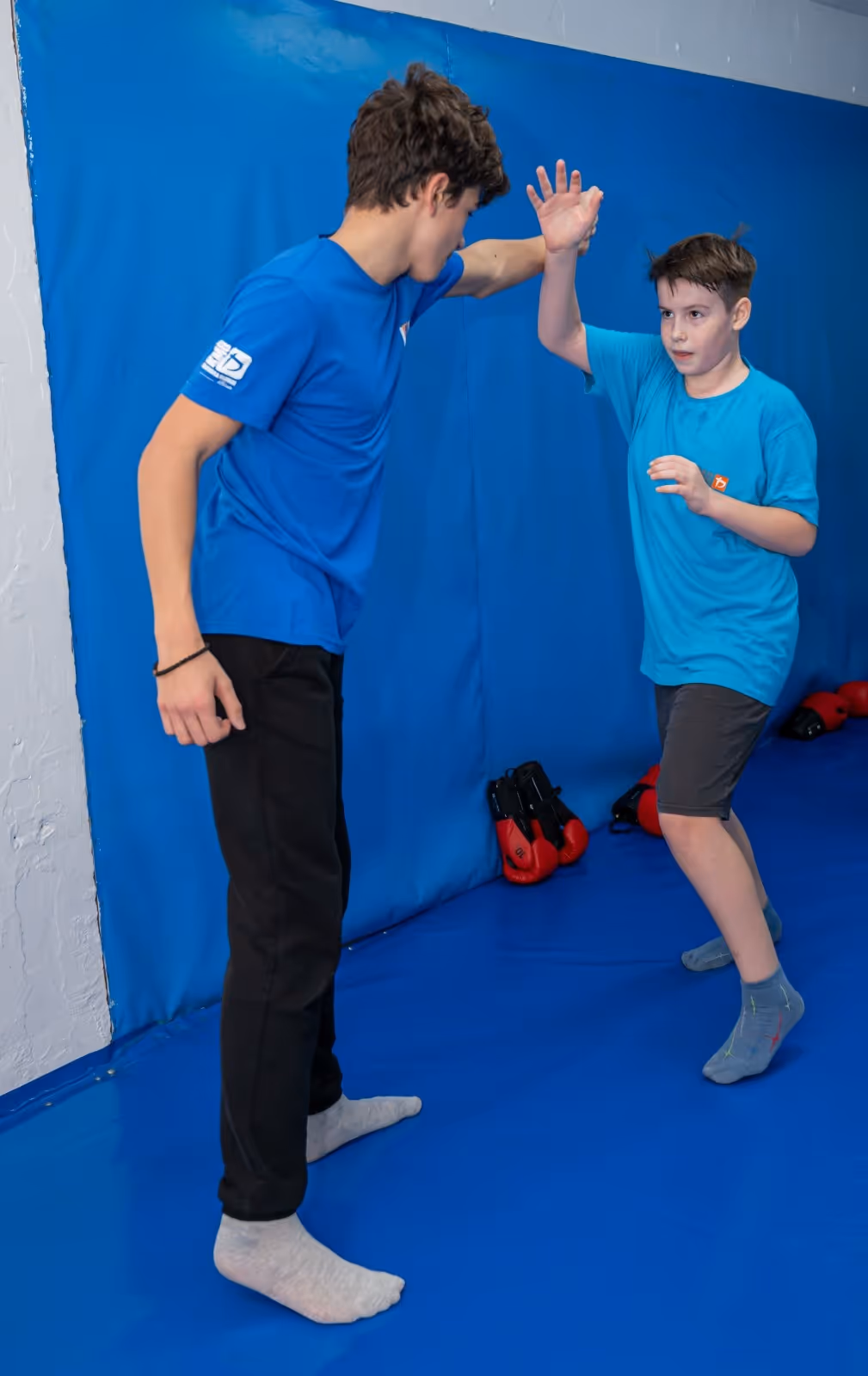 Polaganje krav mage za decu u klubu krav maga myrmidons (Krav Maga Global Srbija)